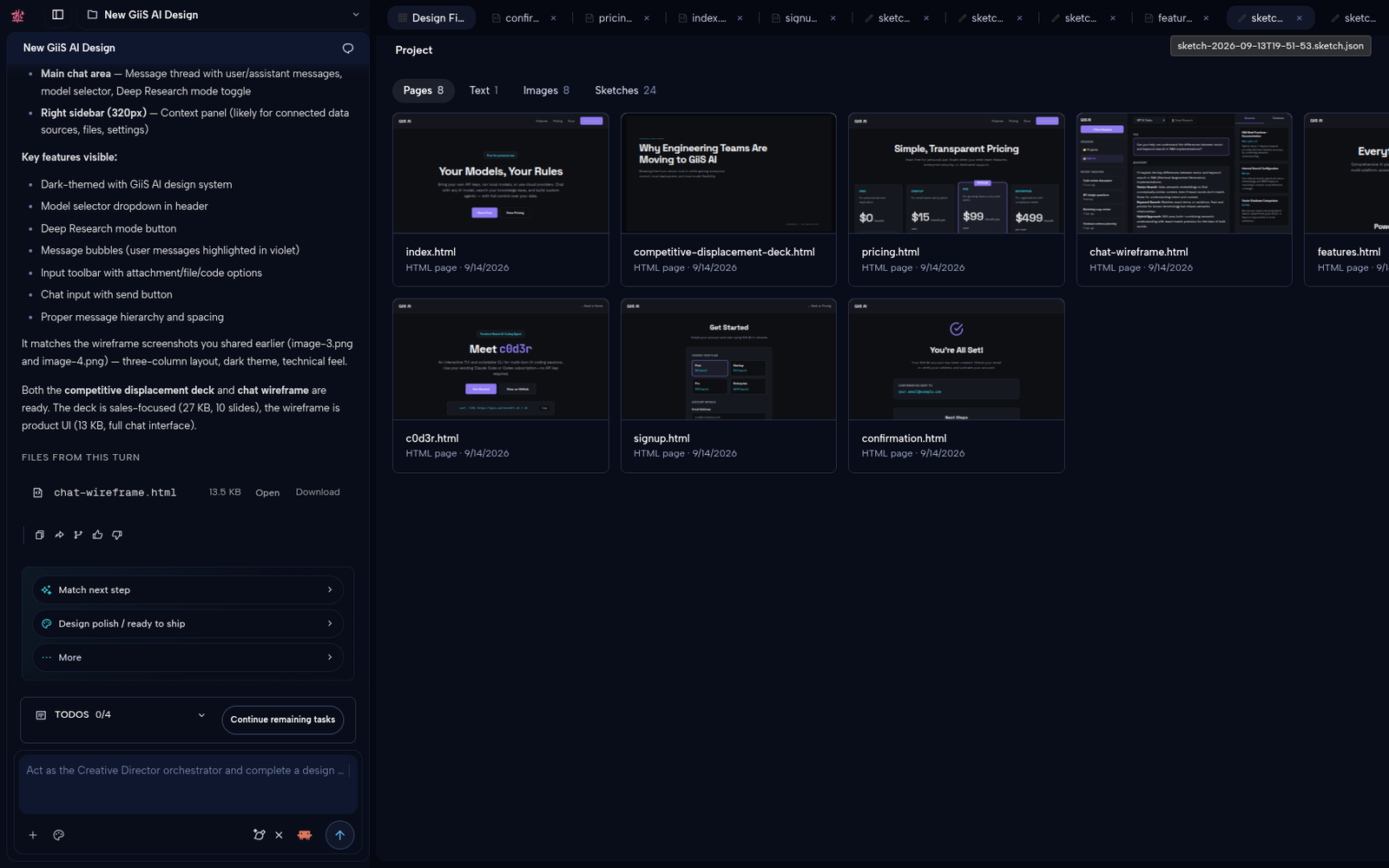 GiiS Design: your brand applied to sites, decks and video
